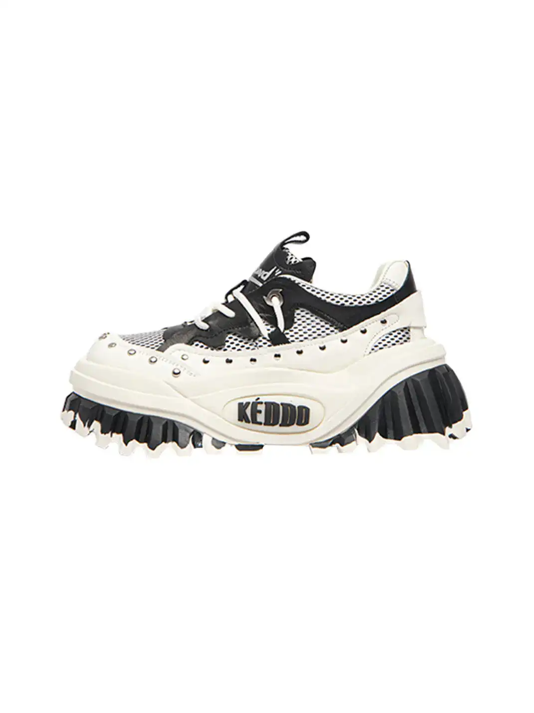 KEDDO | Studded Platform Loafers - Chunky Sole
