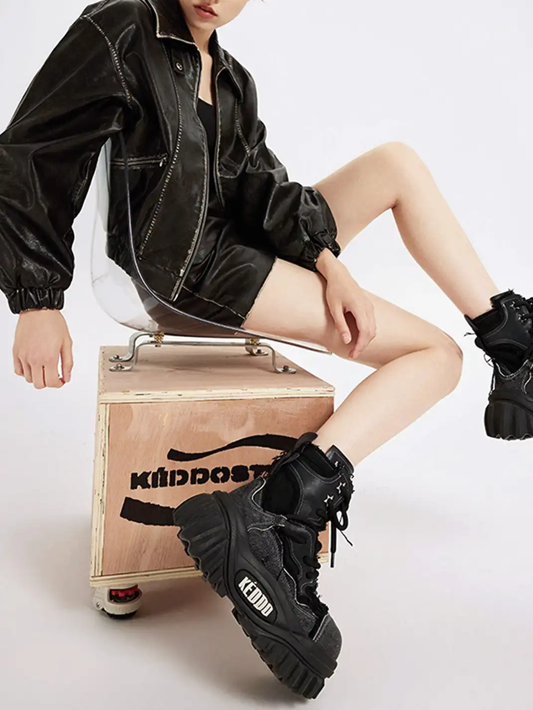 KEDDO | Punk Work Boots - Chunky Sole