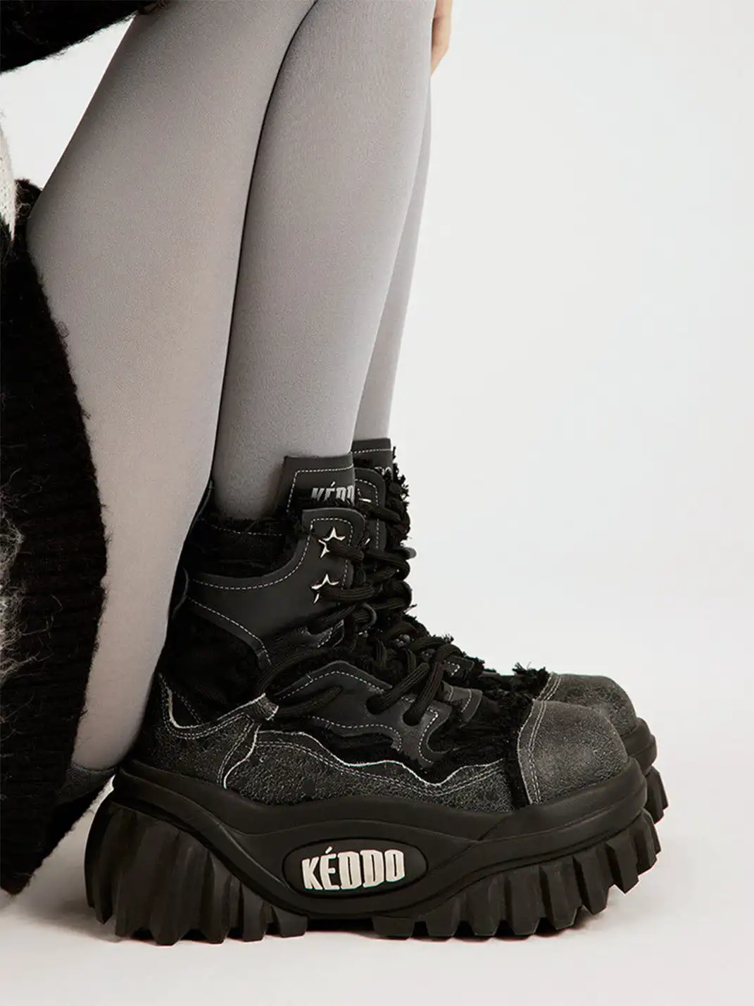 KEDDO | Punk Work Boots - Chunky Sole