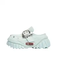 KEDDO│Studded Keyboard-Inspired Chunky Platform Shoes