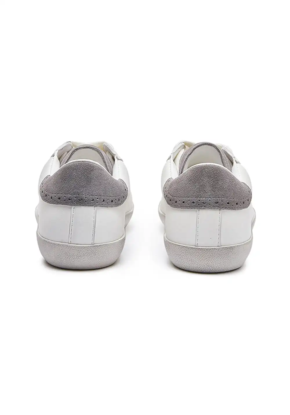 LeStream | Distressed Smile Casual Sneakers
