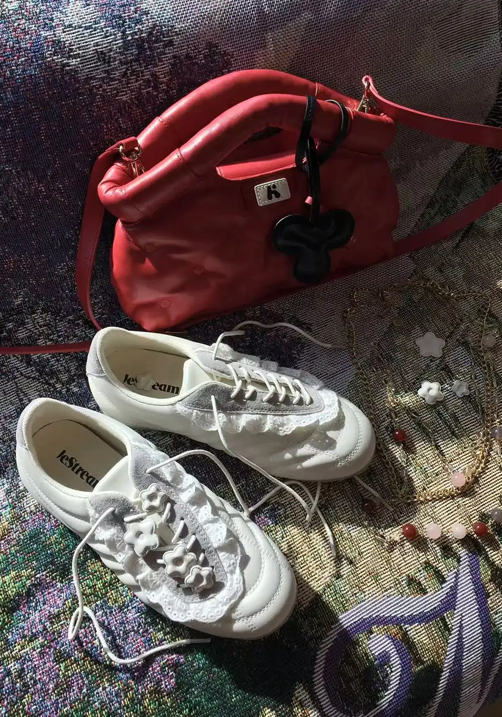 LeStream | Lace-Up Ballet FlatsĀ