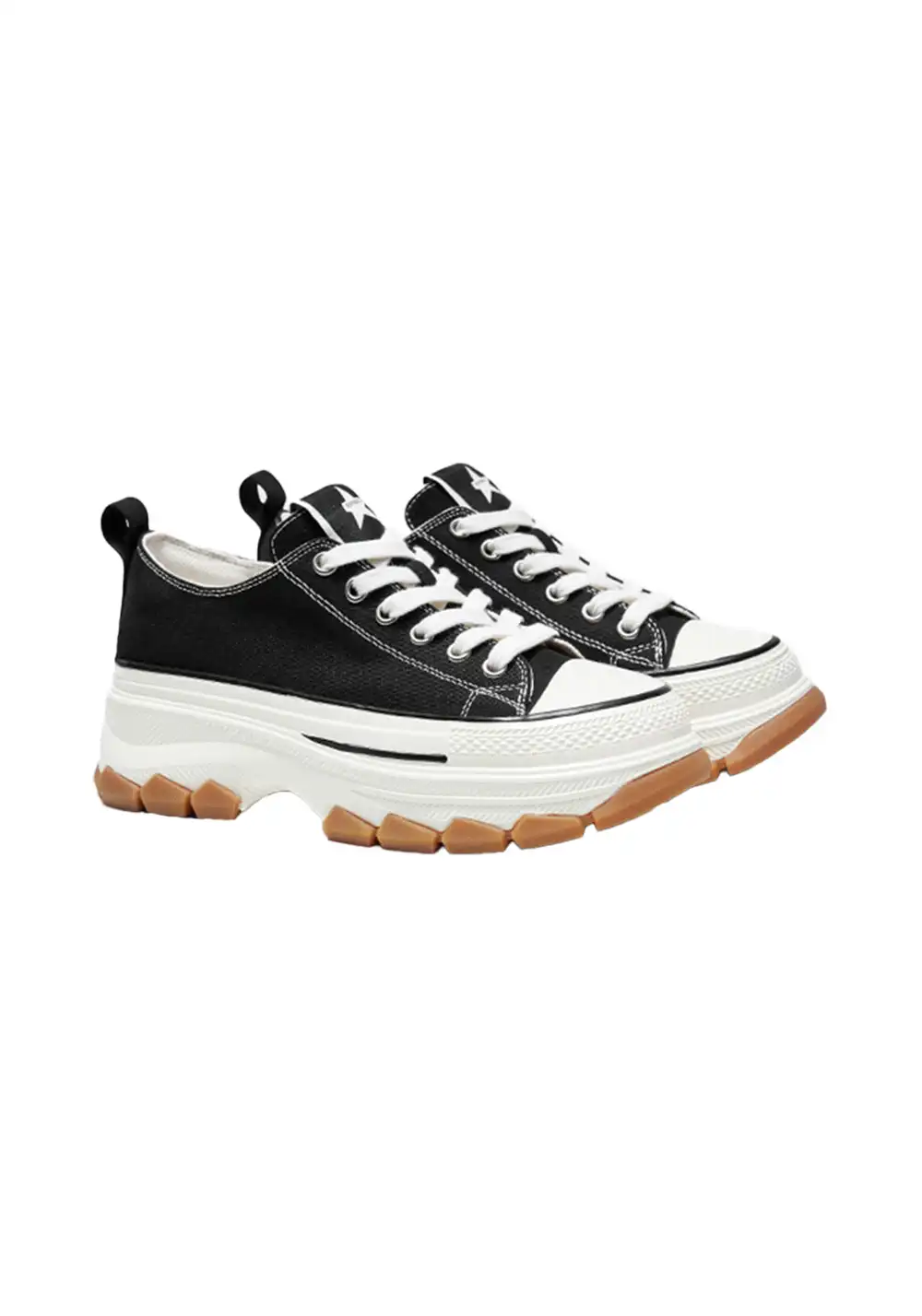 CHERYKALLY | Chunky White Canvas Sneakers 