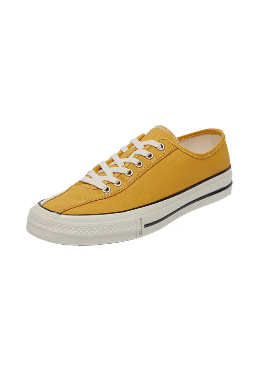 ZÉ | Tri-Color Low-Top Canvas Sneakers - 2