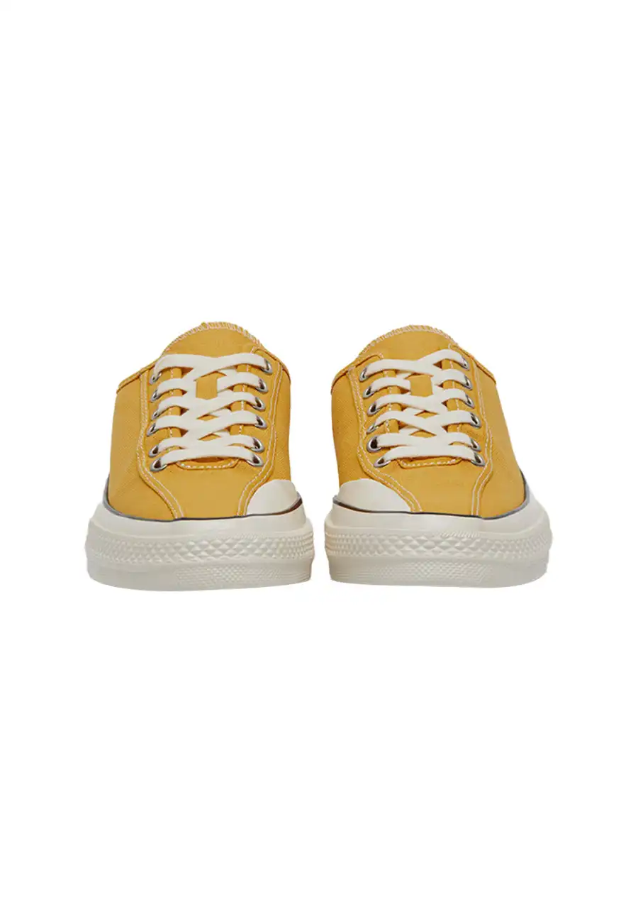 ZÉ | Tri-Color Low-Top Canvas Sneakers - 3