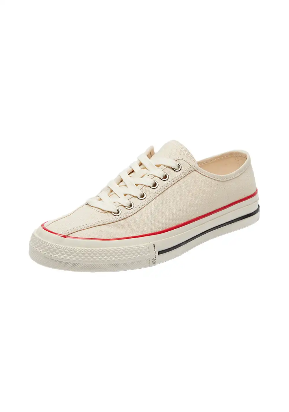 ZÉ | Tri-Color Low-Top Canvas Sneakers