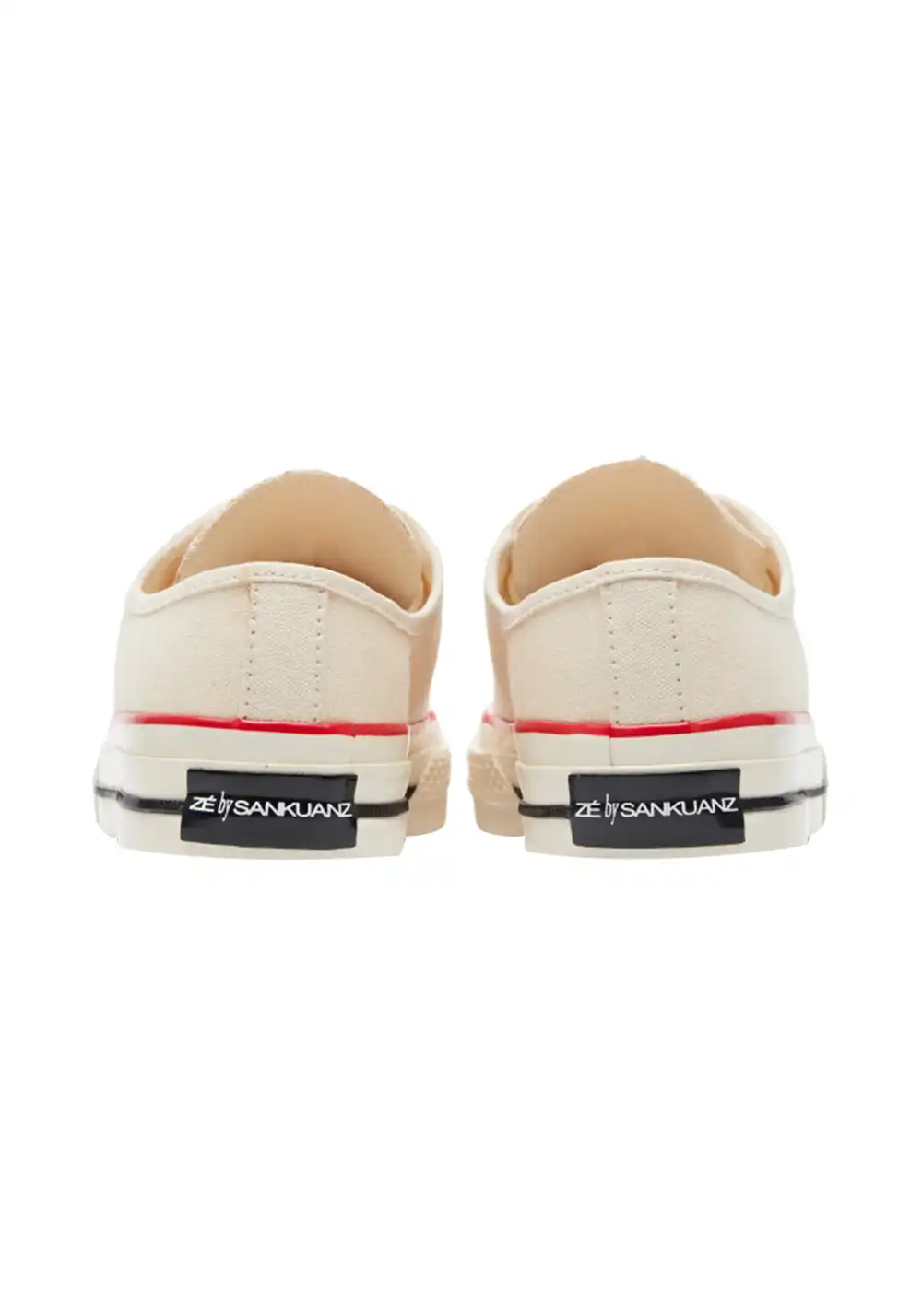 ZÉ | Tri-Color Low-Top Canvas Sneakers