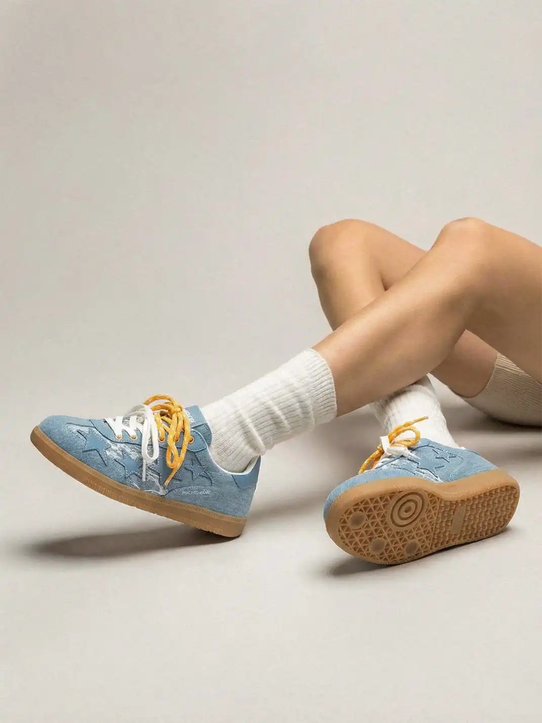 KAALIXTO | Classic Star Trainer Breathable Casual Shoes-Blue