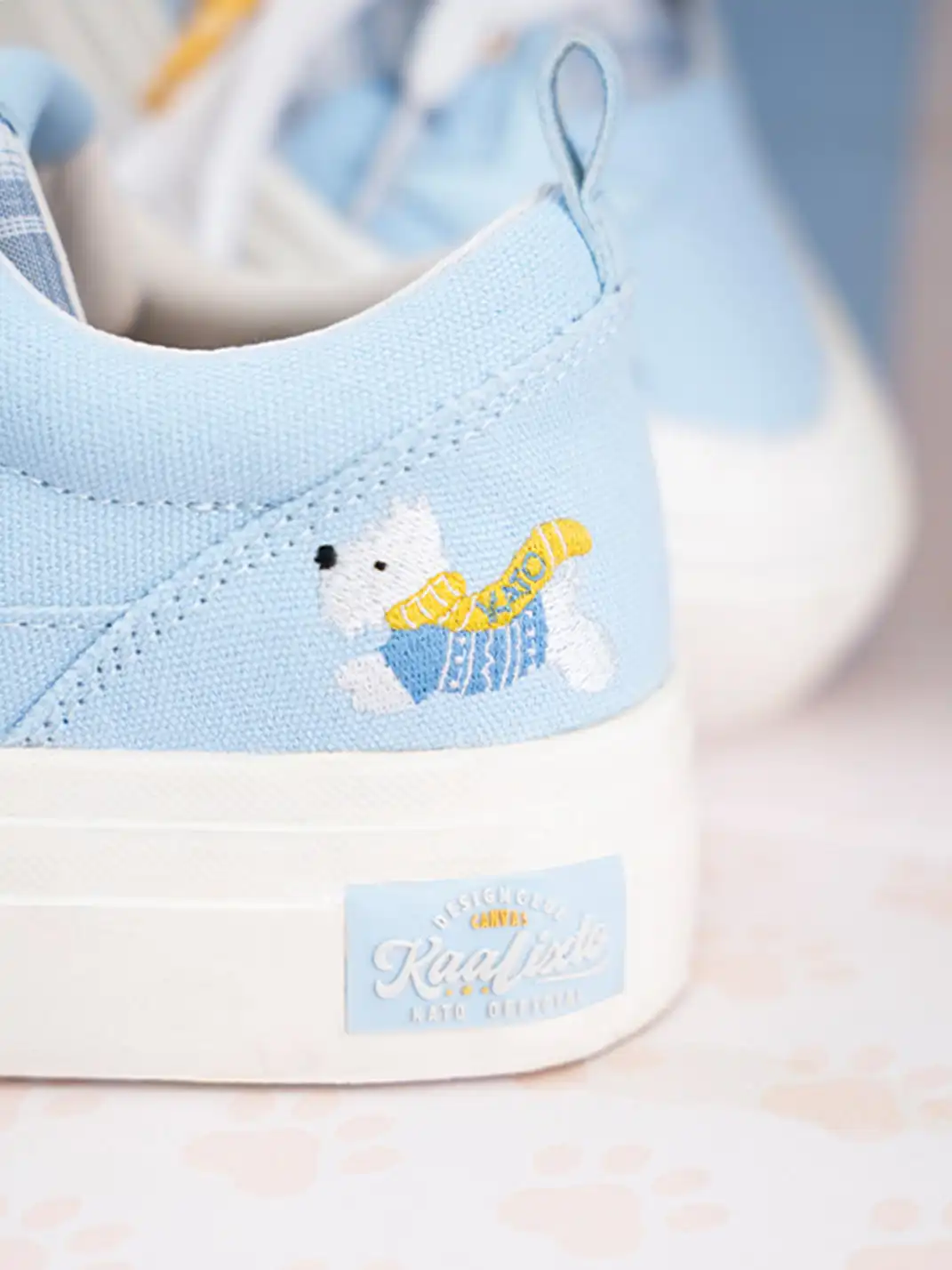 KAALIXTO | Westie Canvas Platform Low-Top Sneakers