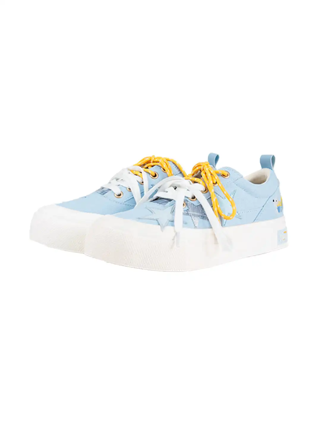 KAALIXTO | Westie Canvas Platform Low-Top Sneakers