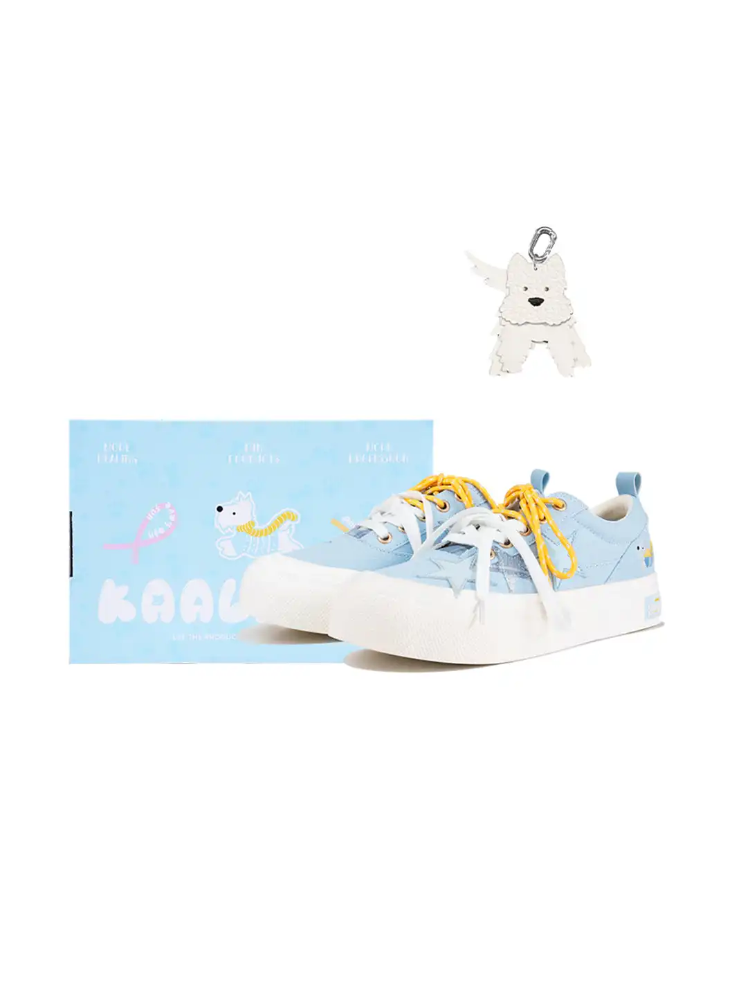 KAALIXTO | Westie Canvas Platform Low-Top Sneakers