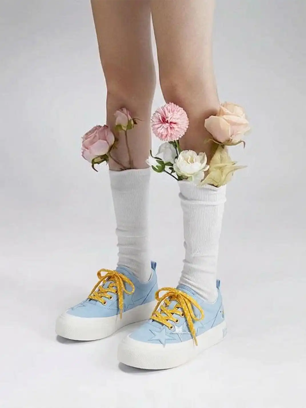 KAALIXTO | Westie Canvas Platform Low-Top Sneakers