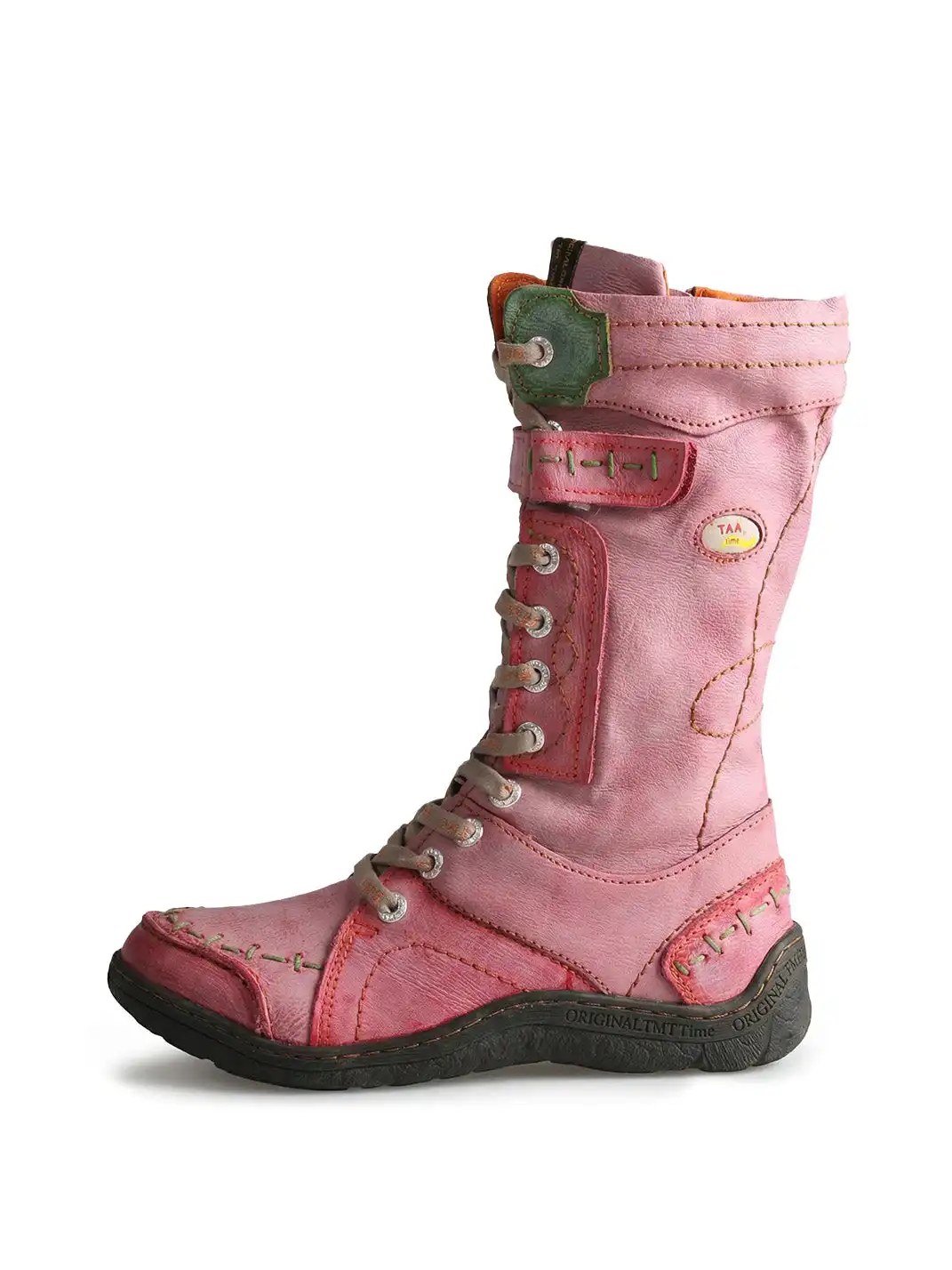 TMA EYES | Washed PU Y2K Style Snow Boots