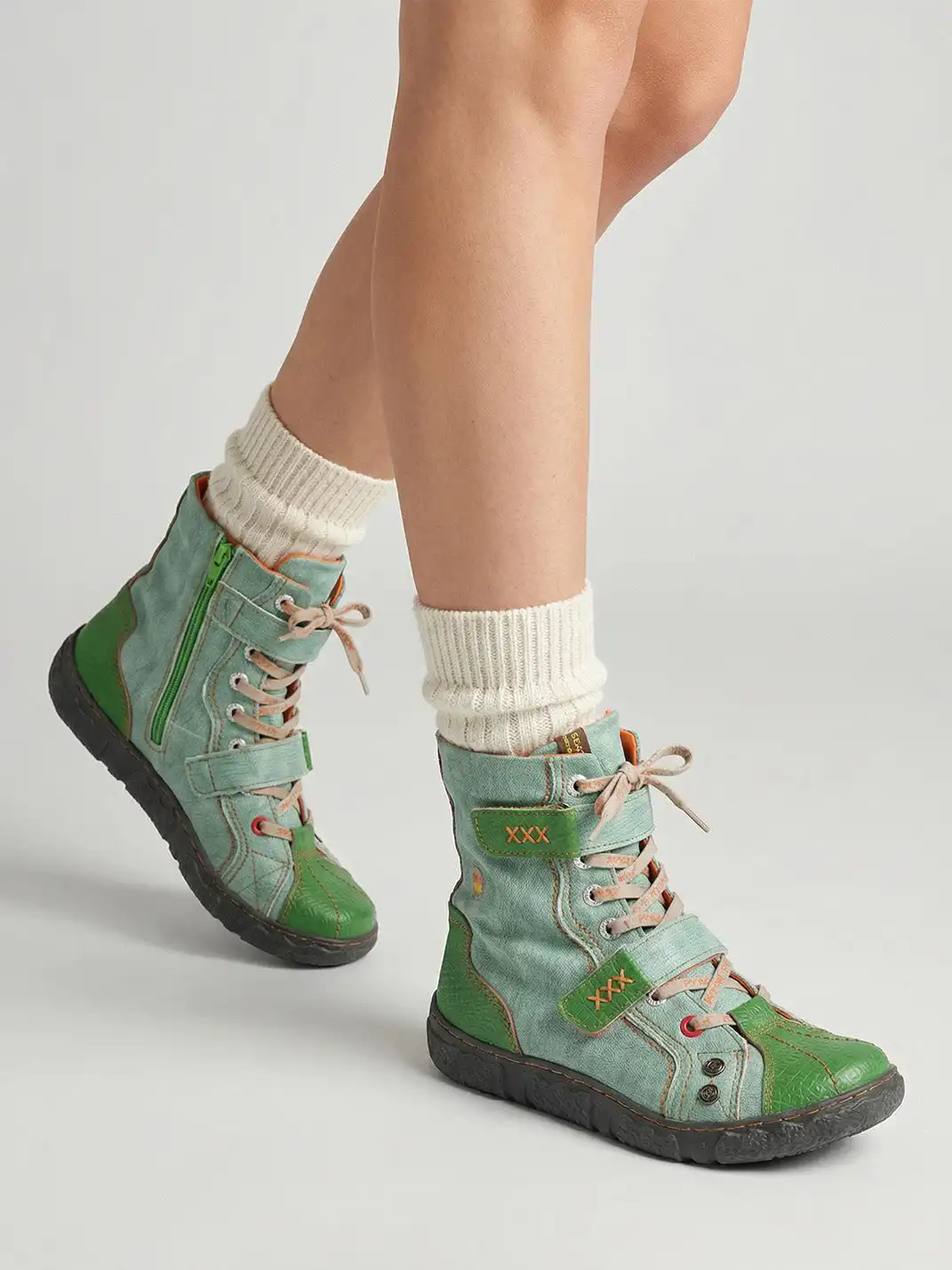 TMA EYES | Anti-Slip Flat High Boots - No Fleece lined