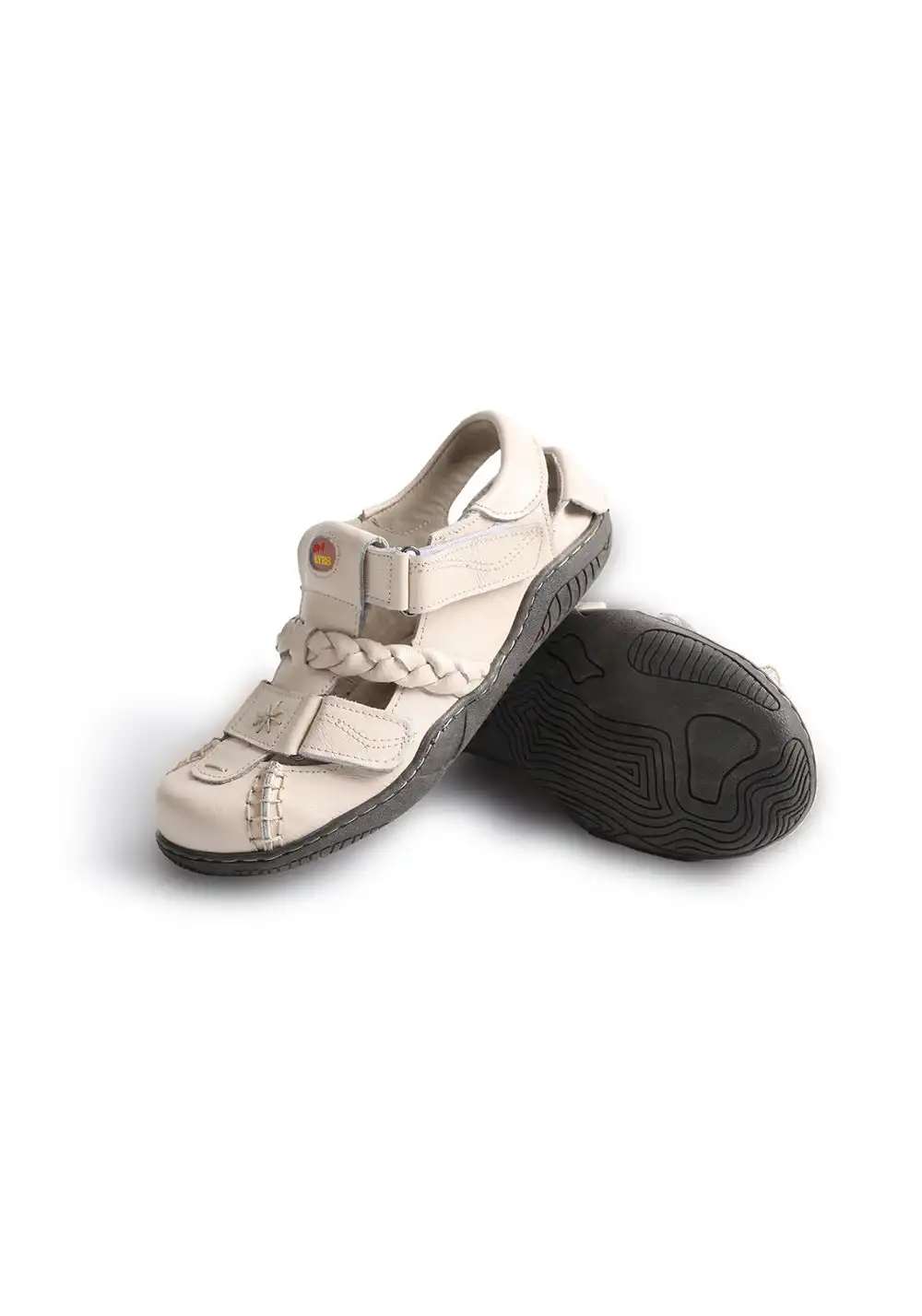 TMA EYES | Vintage French Hollow Out Sandals-White