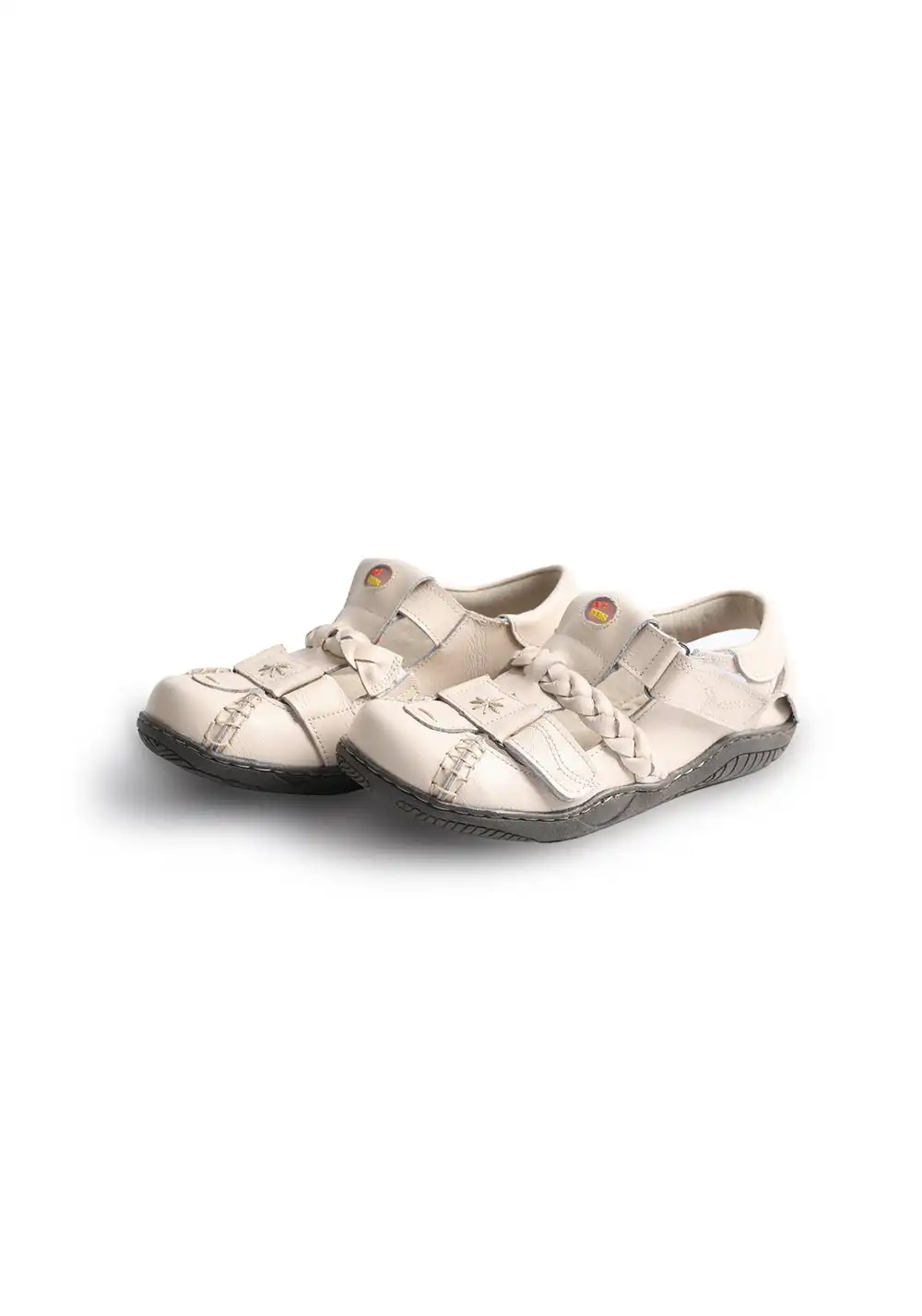 TMA EYES | Vintage French Hollow Out Sandals-White