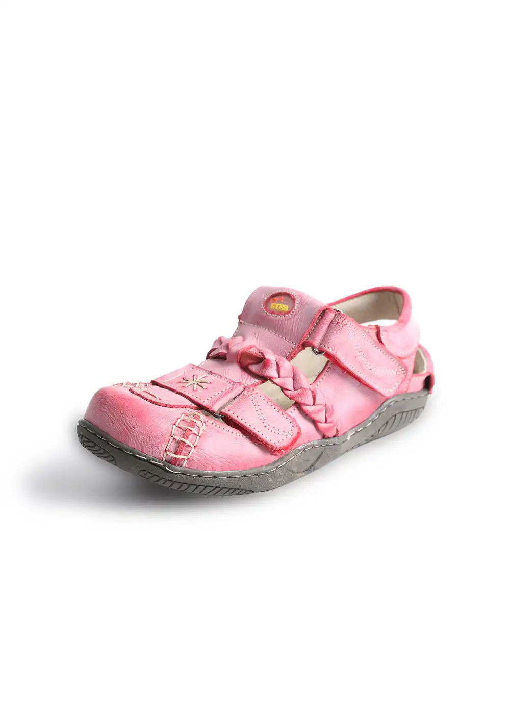 TMA EYES | Vintage French Hollow Out Sandals-Pink