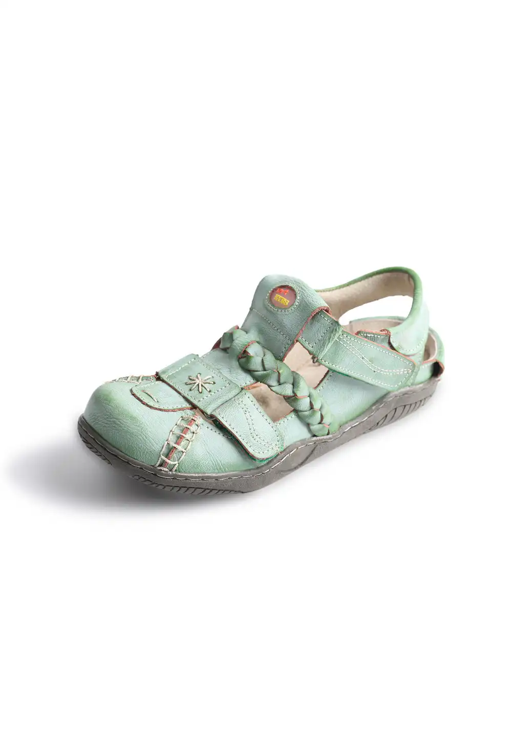 TMA EYES | Vintage French Hollow Out Sandals-Green