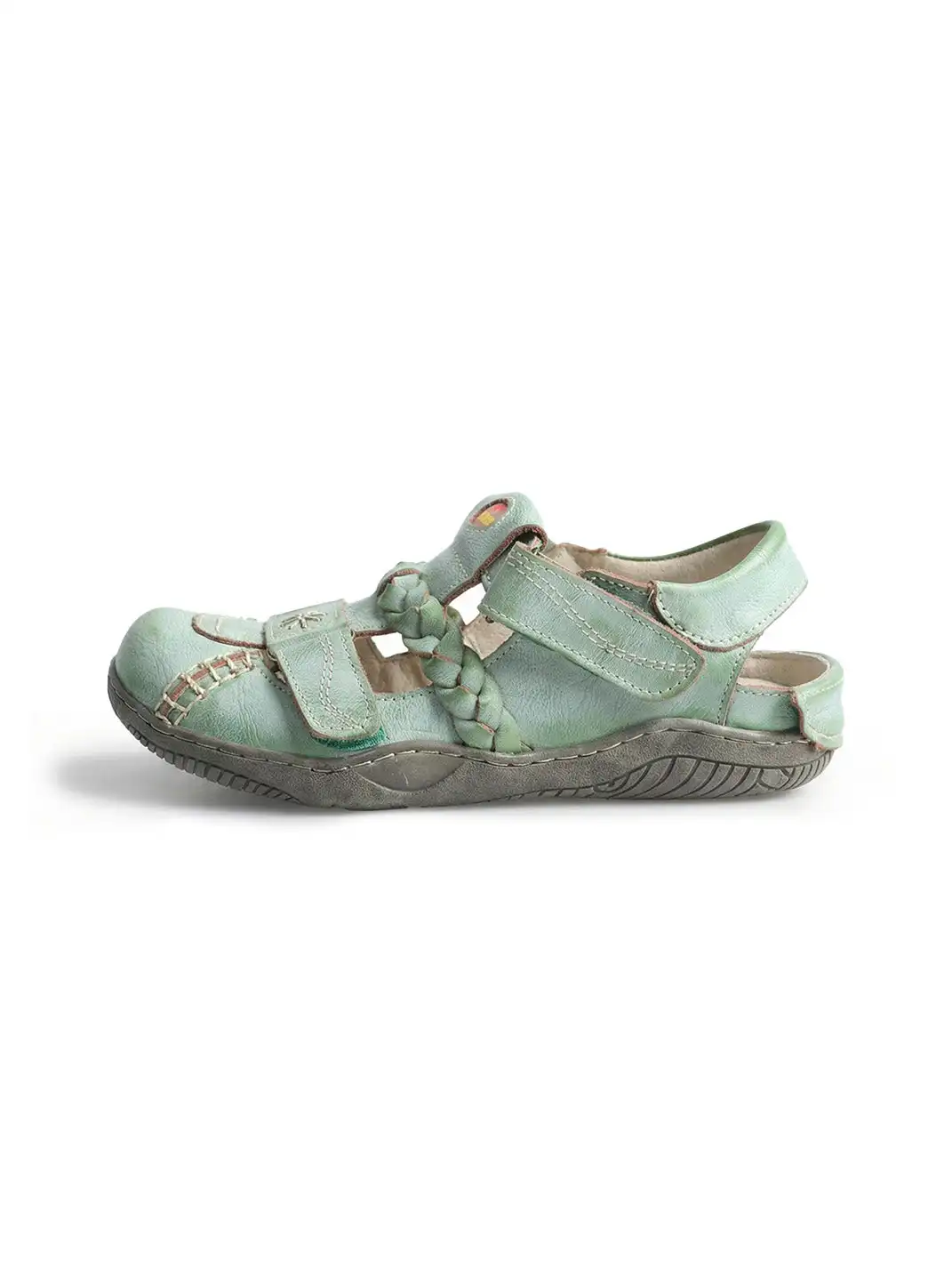 TMA EYES | Vintage French Hollow Out Sandals-Green