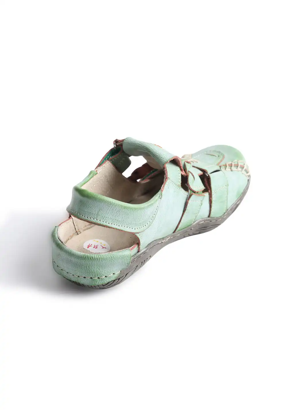 TMA EYES | Vintage French Hollow Out Sandals-Green