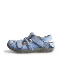 TMA EYES | Vintage French Hollow Out Sandals-Blue&Black
