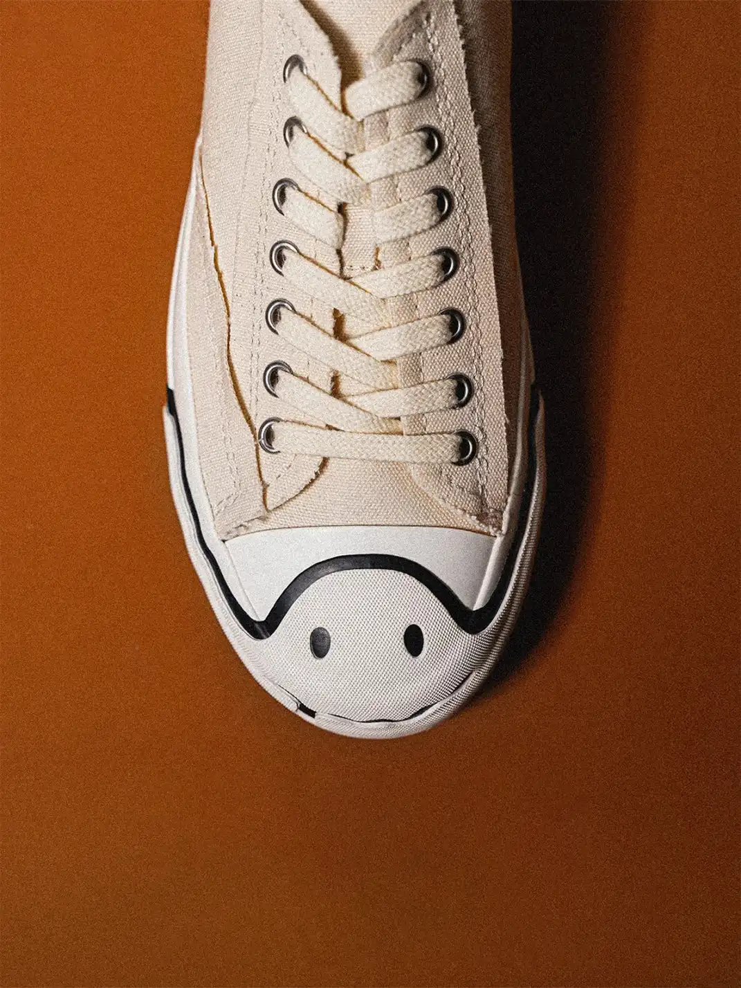 T/C MADE│025 Thick-soled Elevated Moccasin-style Canvas Shoes-White