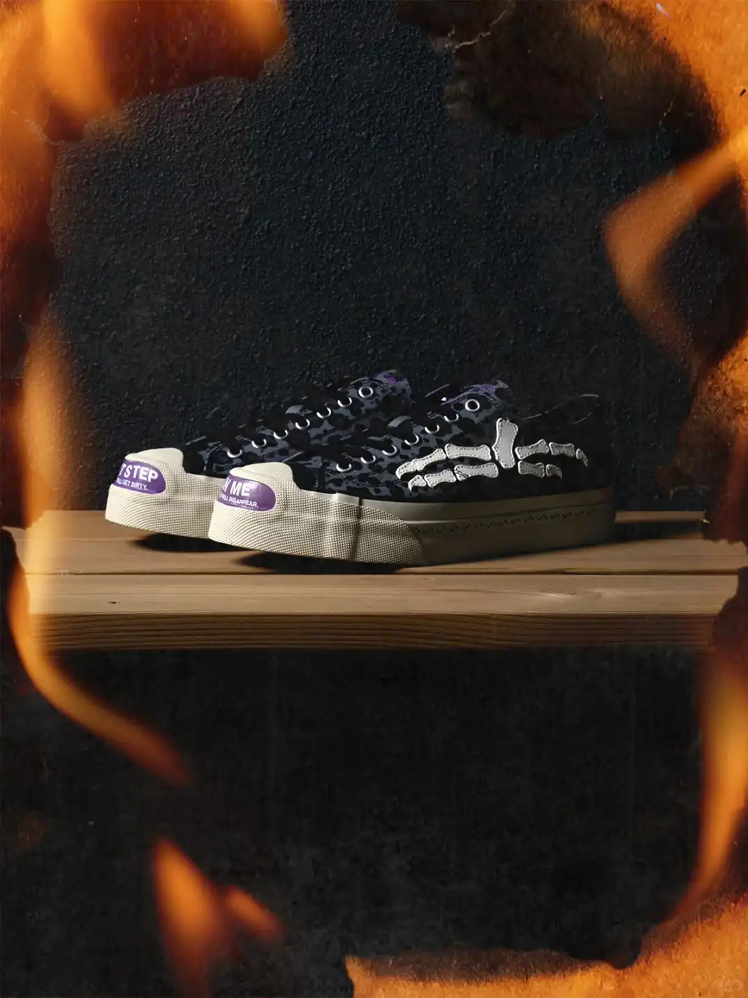 T/C MADE│S45 Smiley Low-Tops - Leopard/Bone Canvas Shoes with Thick Sole