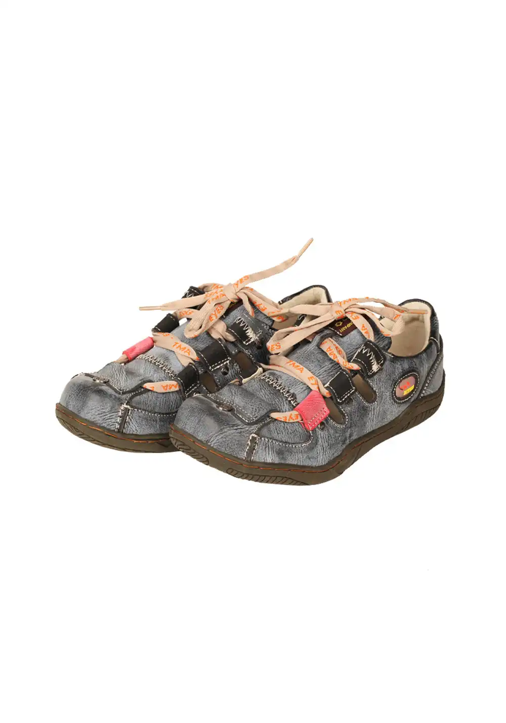 TMA EYES | Retro Flat Genuine Leather Casual Shoes
