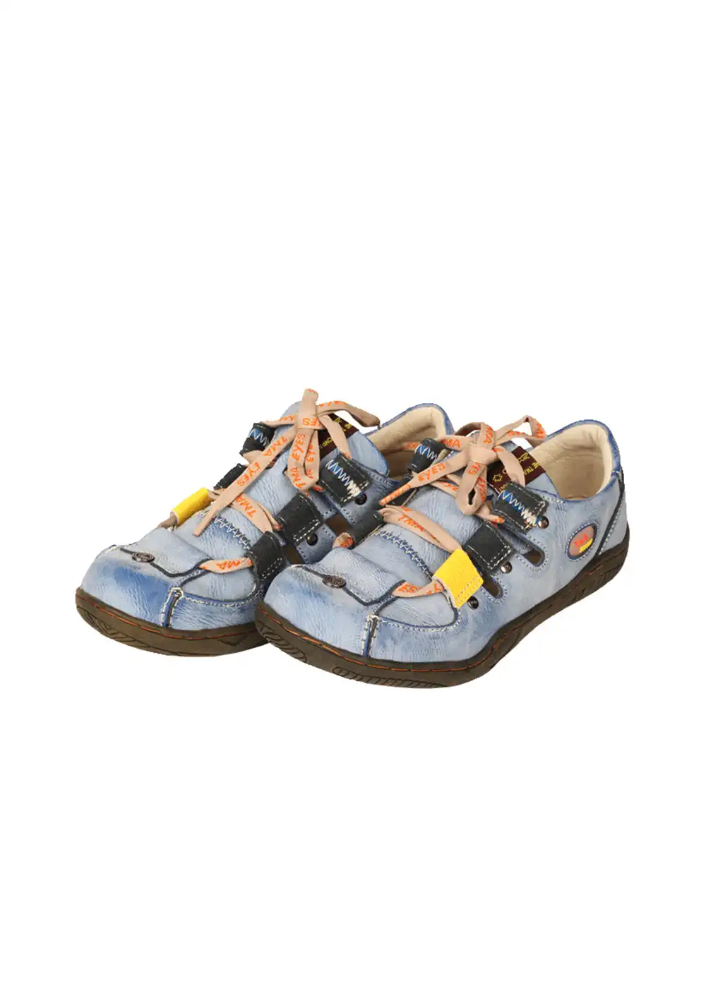 TMA EYES | Retro Flat Genuine Leather Casual Shoes