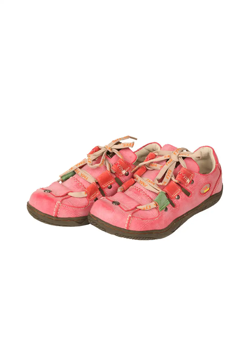 TMA EYES | Retro Flat Genuine Leather Casual Shoes