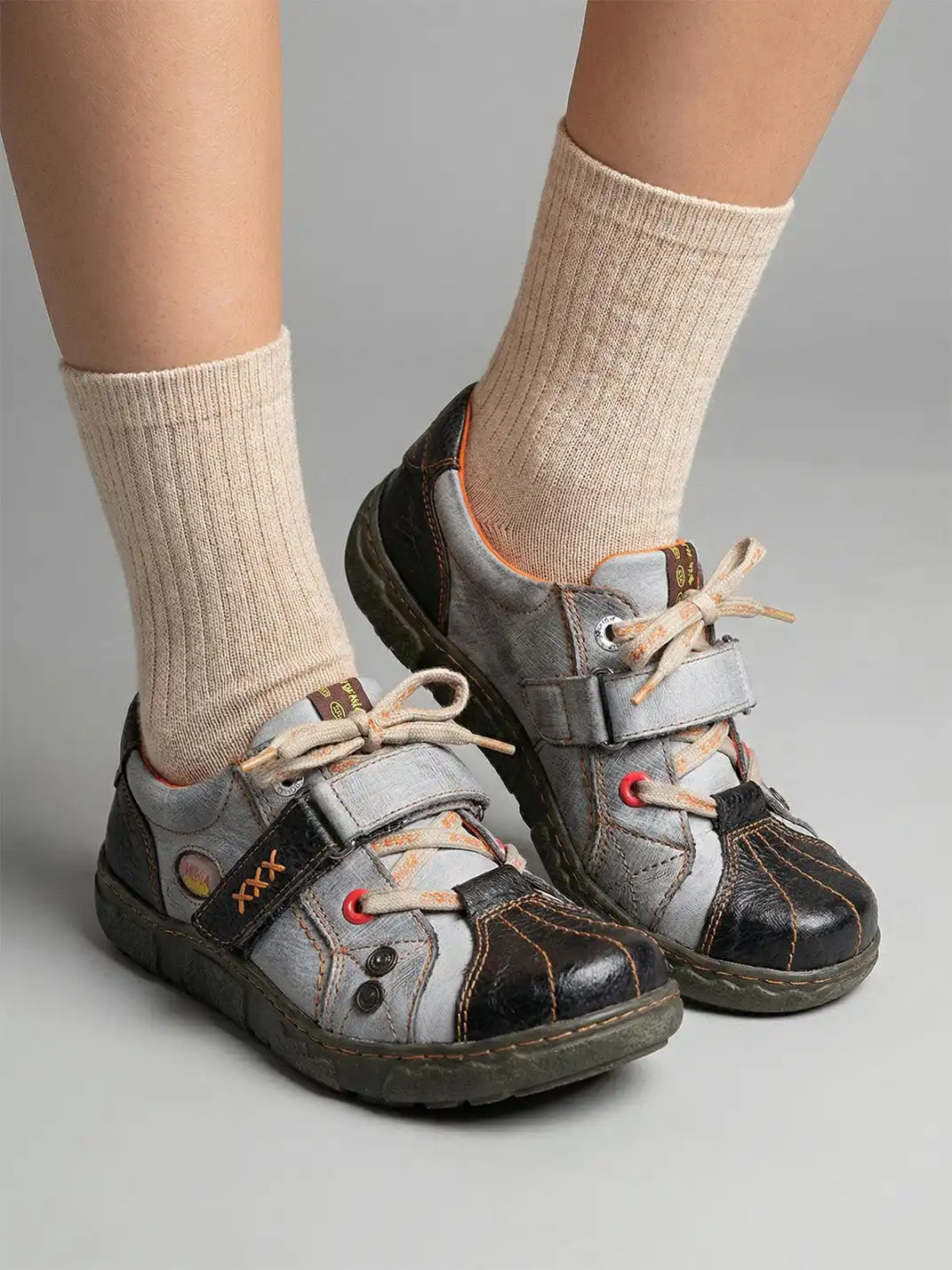 TMA EYES | PU Leather Retro Non-Slip Flat Shoes