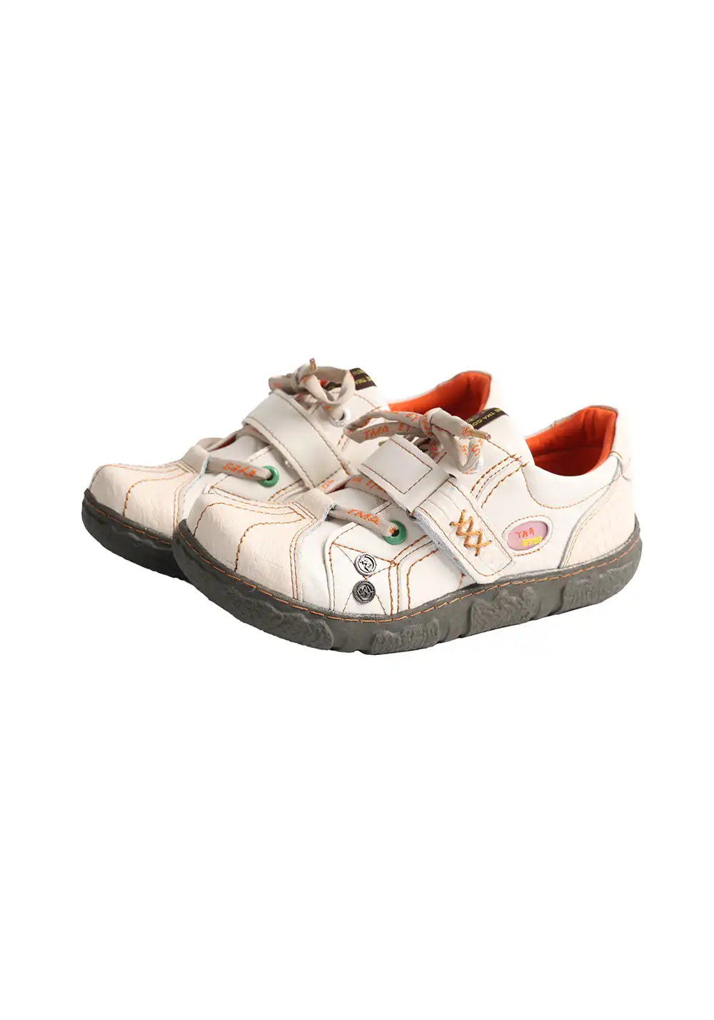 TMA EYES | PU Leather Retro Non-Slip Flat Shoes