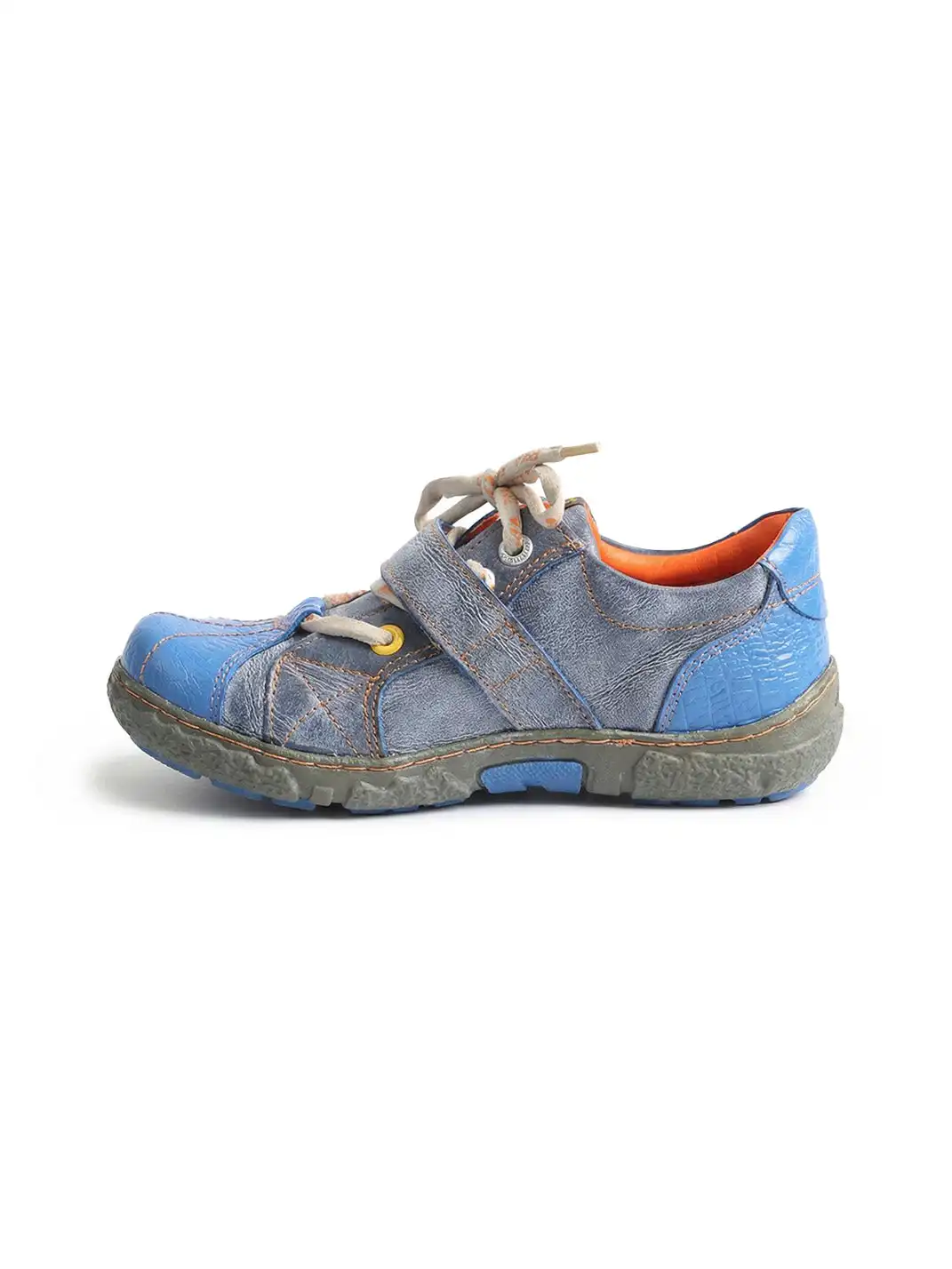 TMA EYES | PU Leather Retro Non-Slip Flat Shoes