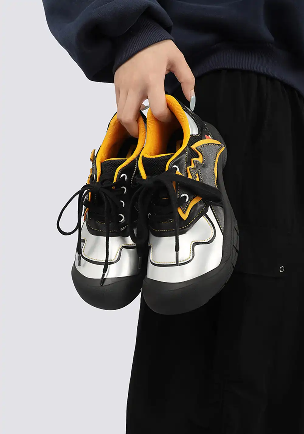 Cat and cat | Sweet Chunky Round Toe Sneakers