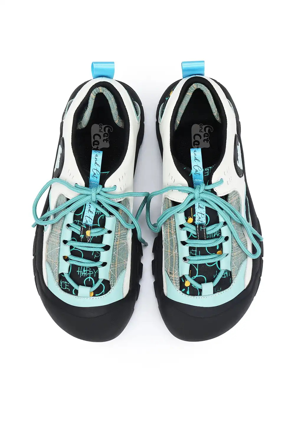 Cat and cat | Colorblock Platform Outdoor Sneakers