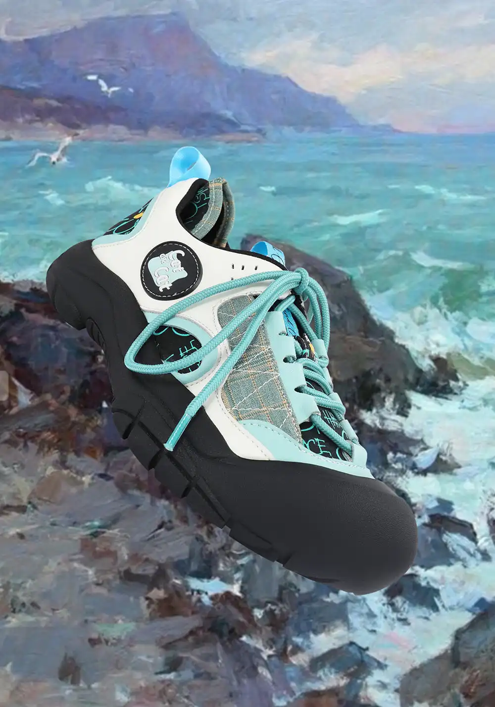 Cat and cat | Colorblock Platform Outdoor Sneakers