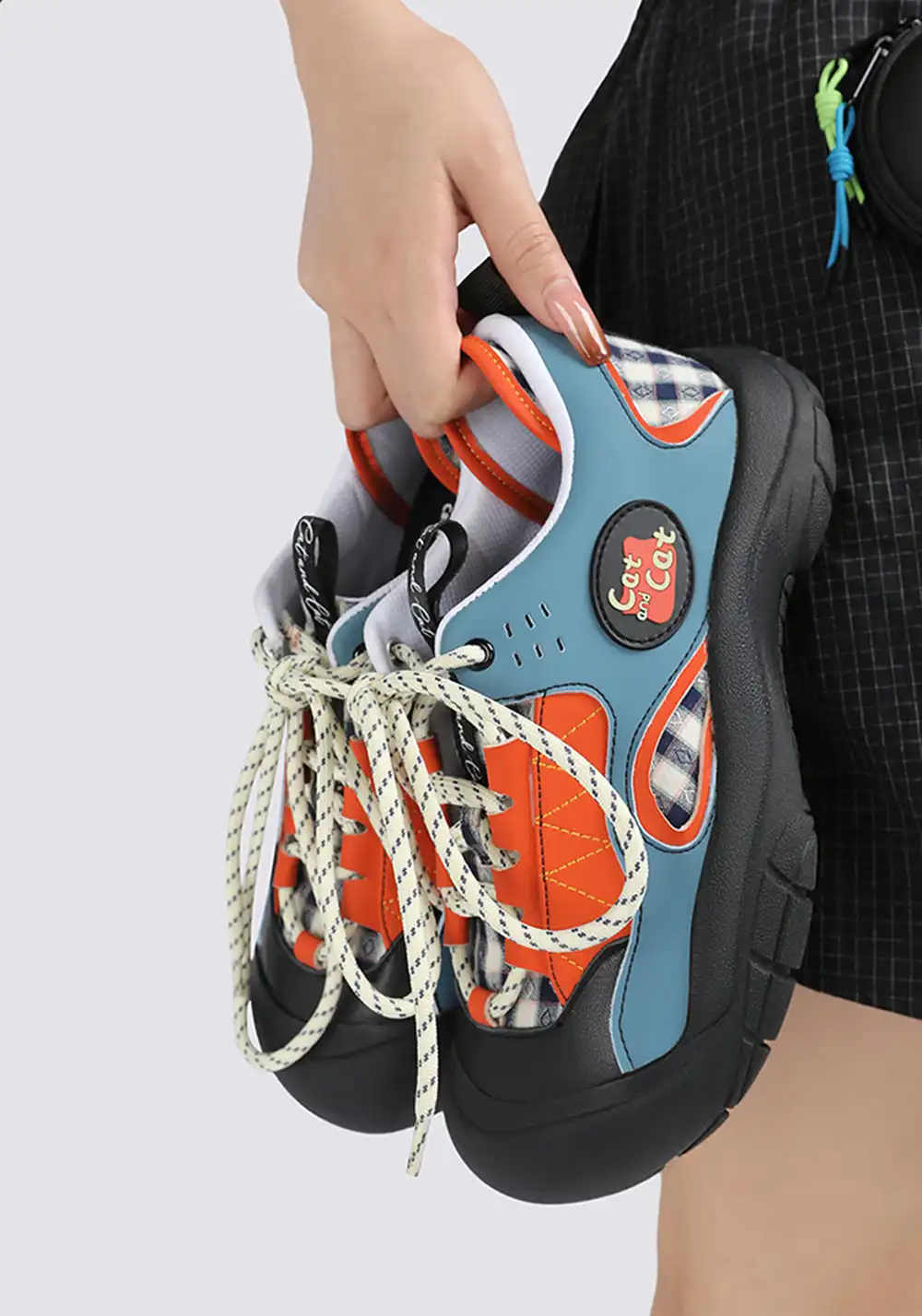 Cat and cat | Chunky Cute Colorblock Casual Sneakers