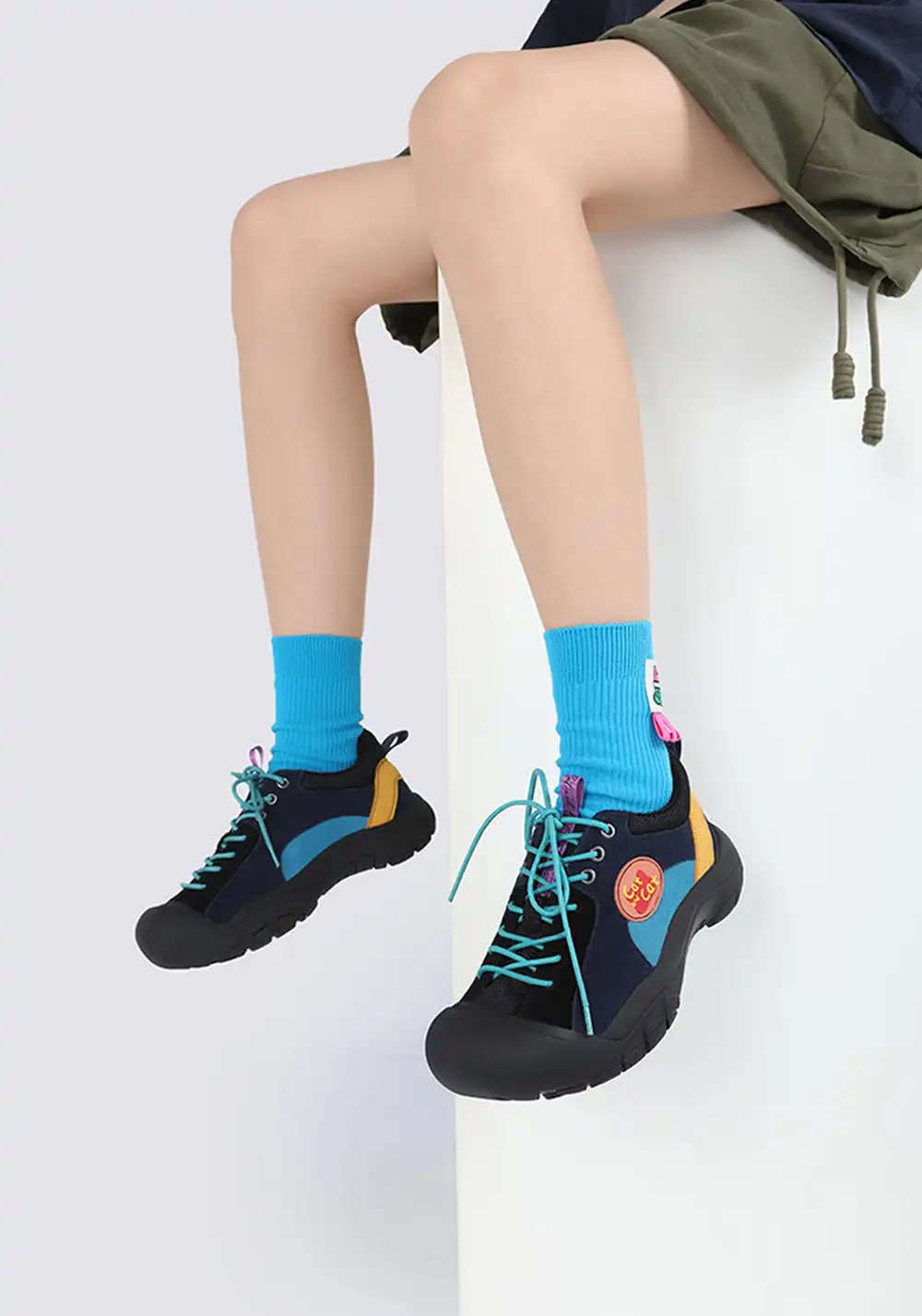 Cat and cat | Chunky Colorblock Outdoor Sports Shoes
