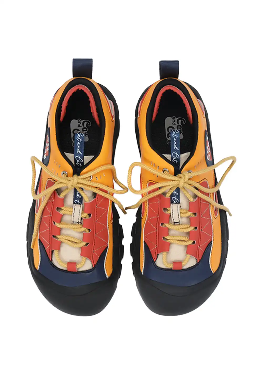 Cat and cat | Cute Petite Chunky Round Toe Sneakers