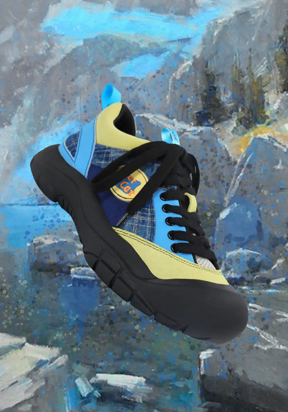 Cat and cat | Thick Sole Lace-Up Casual Sneakers