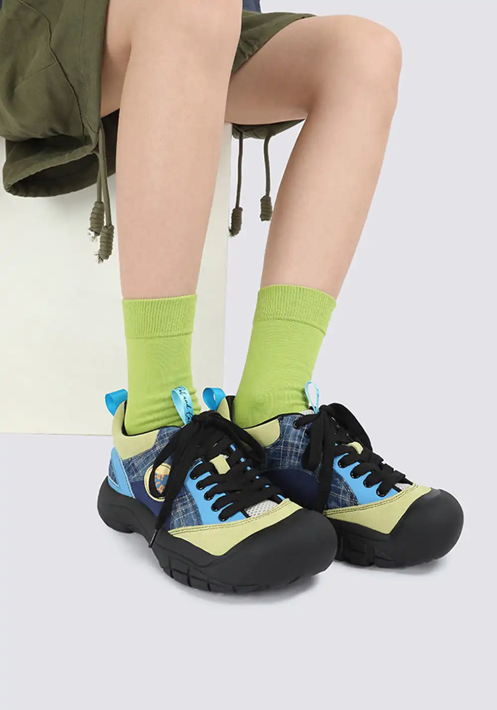 Cat and cat | Thick Sole Lace-Up Casual Sneakers
