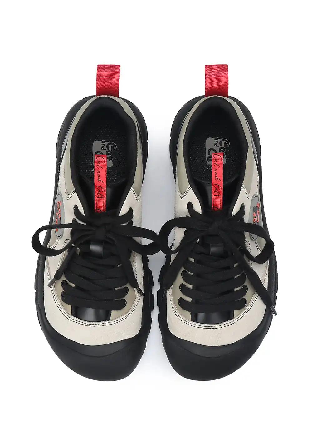 Cat and cat | Chunky Lace-Up Outdoor Round Toe Shoes