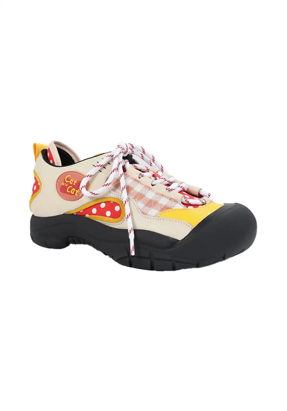 Cat and cat | Chunky Round Toe Lace-Up Sneakers