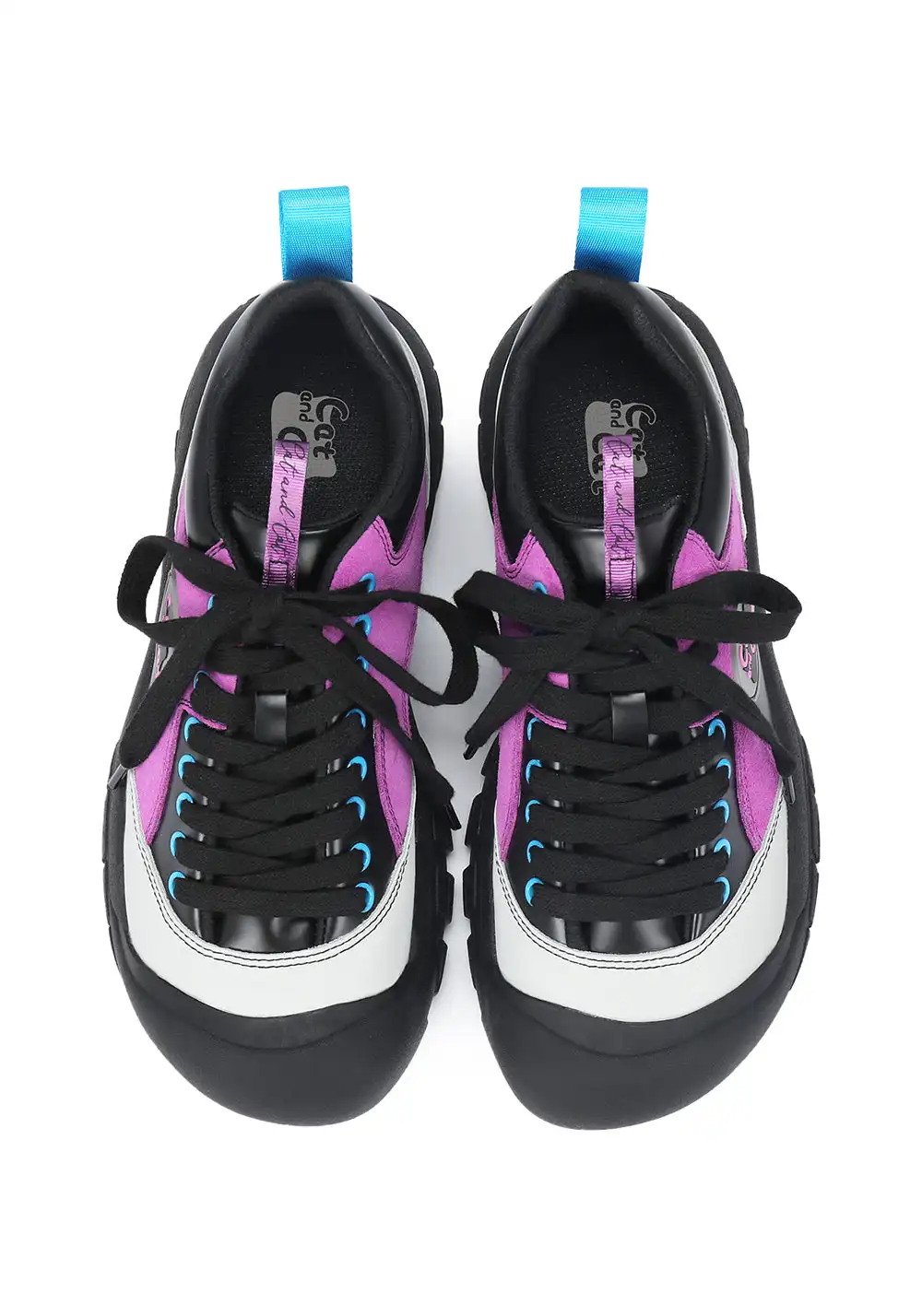 Cat and cat | Chunky Round Toe Lace-Up Sneakers