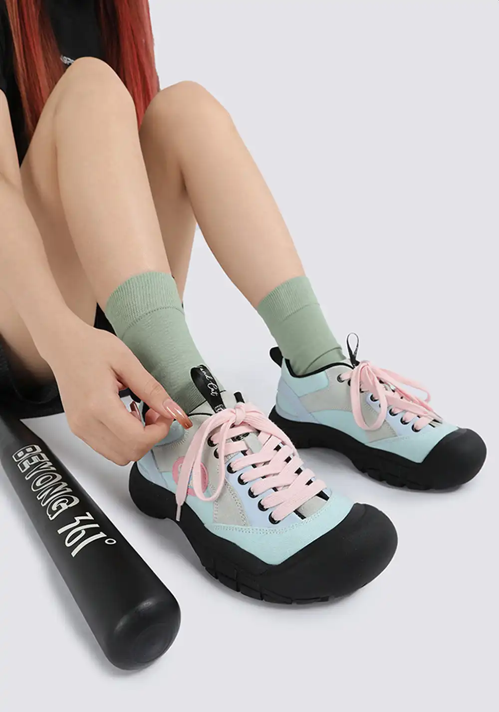 Cat and cat | Round Toe Chunky Sole Casual Sneakers