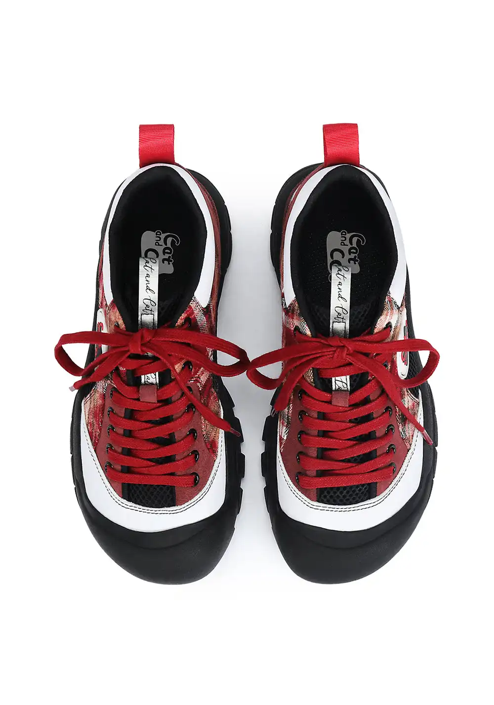 Cat and cat | Cute Chunky Round Toe Sports Shoes