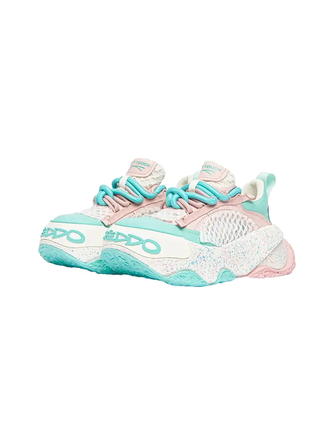 KEDDO│Macaron Chunky Retro Dad Sneakers-Pink