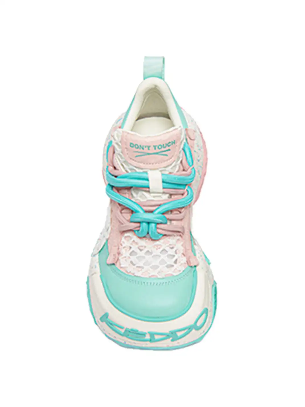 KEDDO│Macaron Chunky Retro Dad Sneakers-Pink