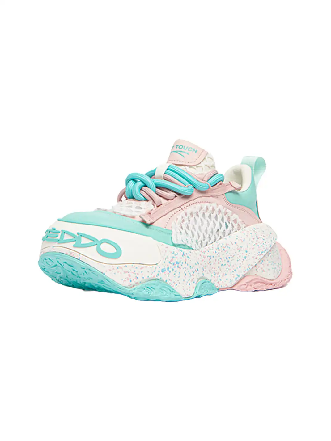 KEDDO│Macaron Chunky Retro Dad Sneakers-Pink