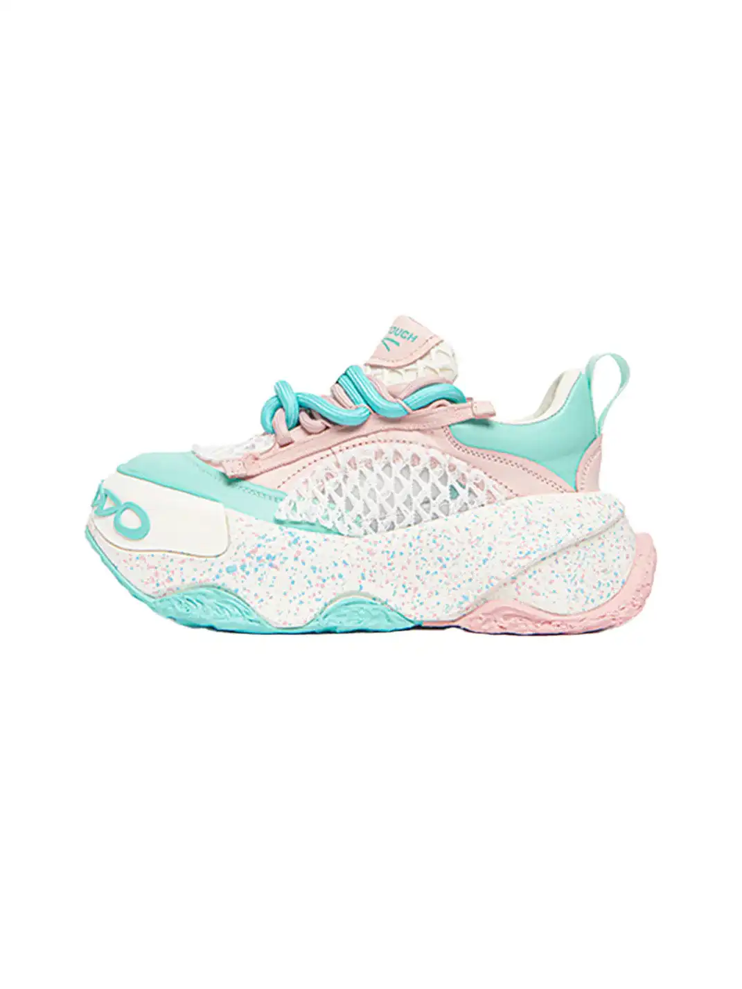 KEDDO│Macaron Chunky Retro Dad Sneakers-Pink